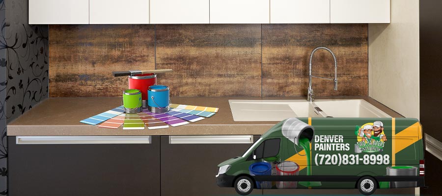 kitchen cabinet painting project denver